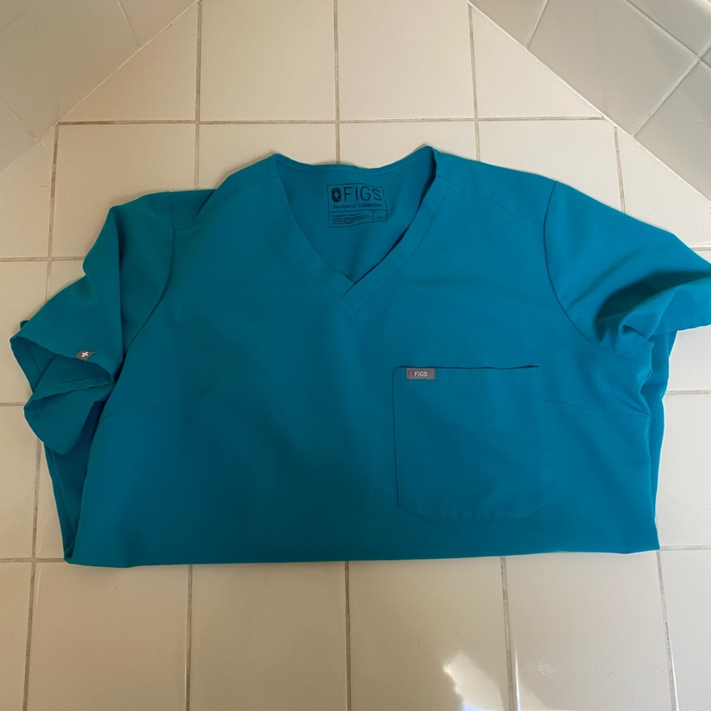 Figs Catrina One Pocket Scrub Top XL
